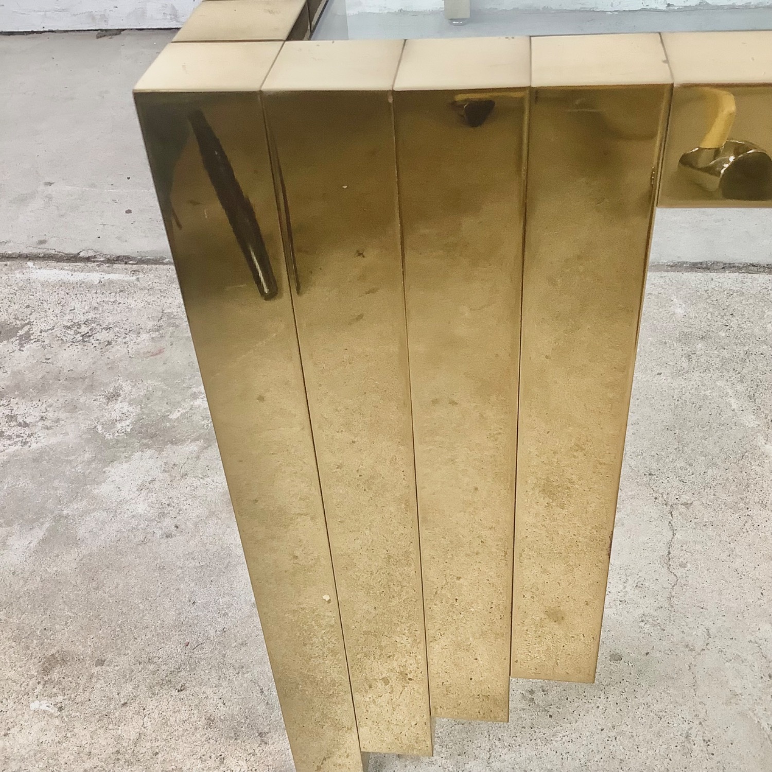 Monumental Vintage Square Coffee Table 48x48 - image-9