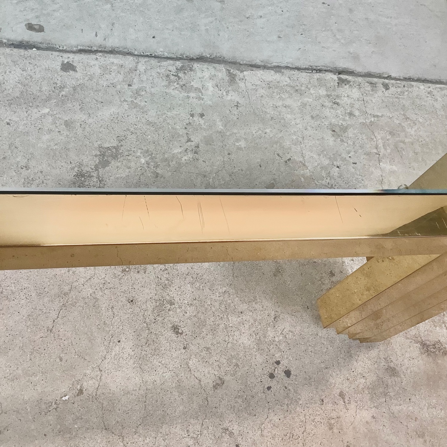 Monumental Vintage Square Coffee Table 48x48 - image-12