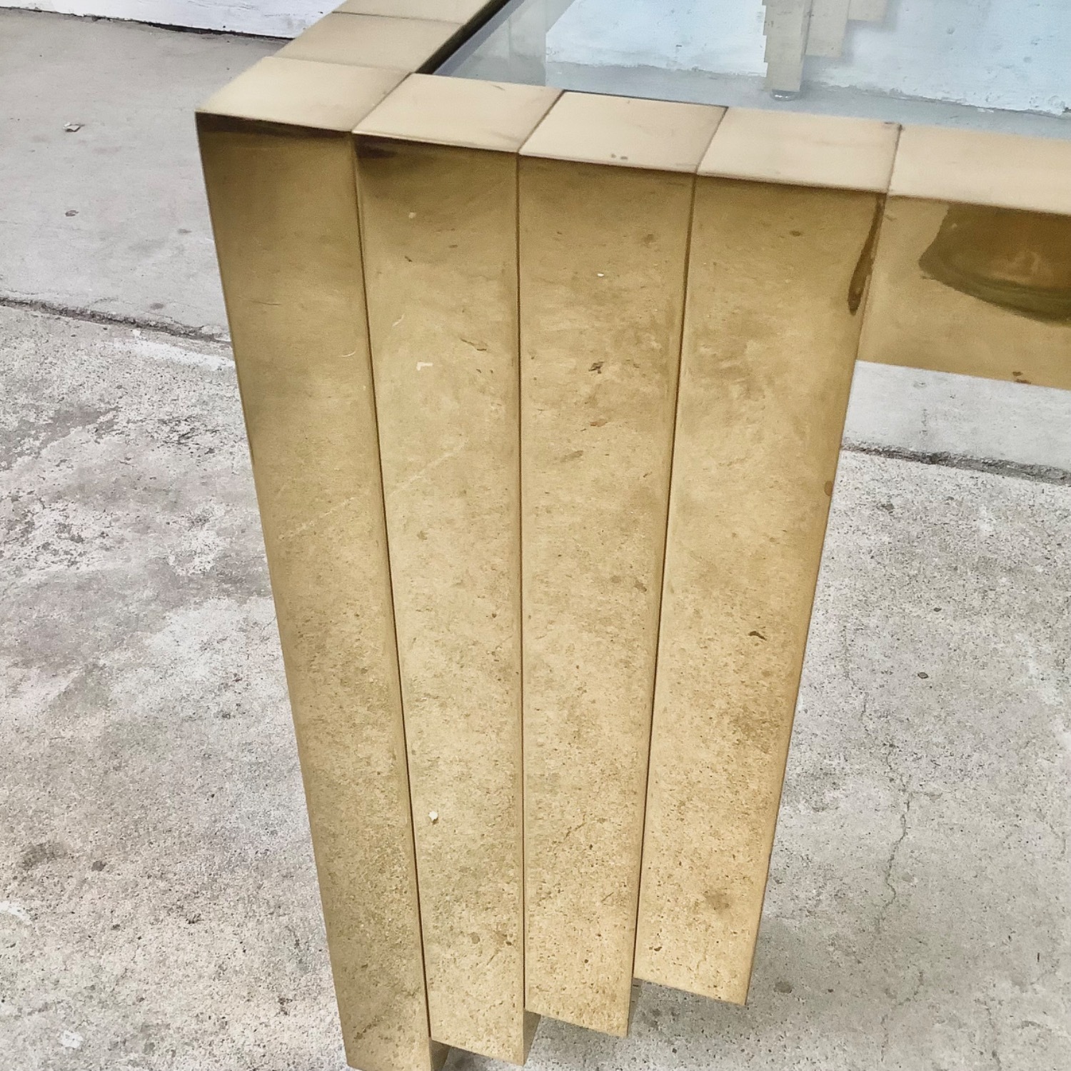 Monumental Vintage Square Coffee Table 48x48 - image-25