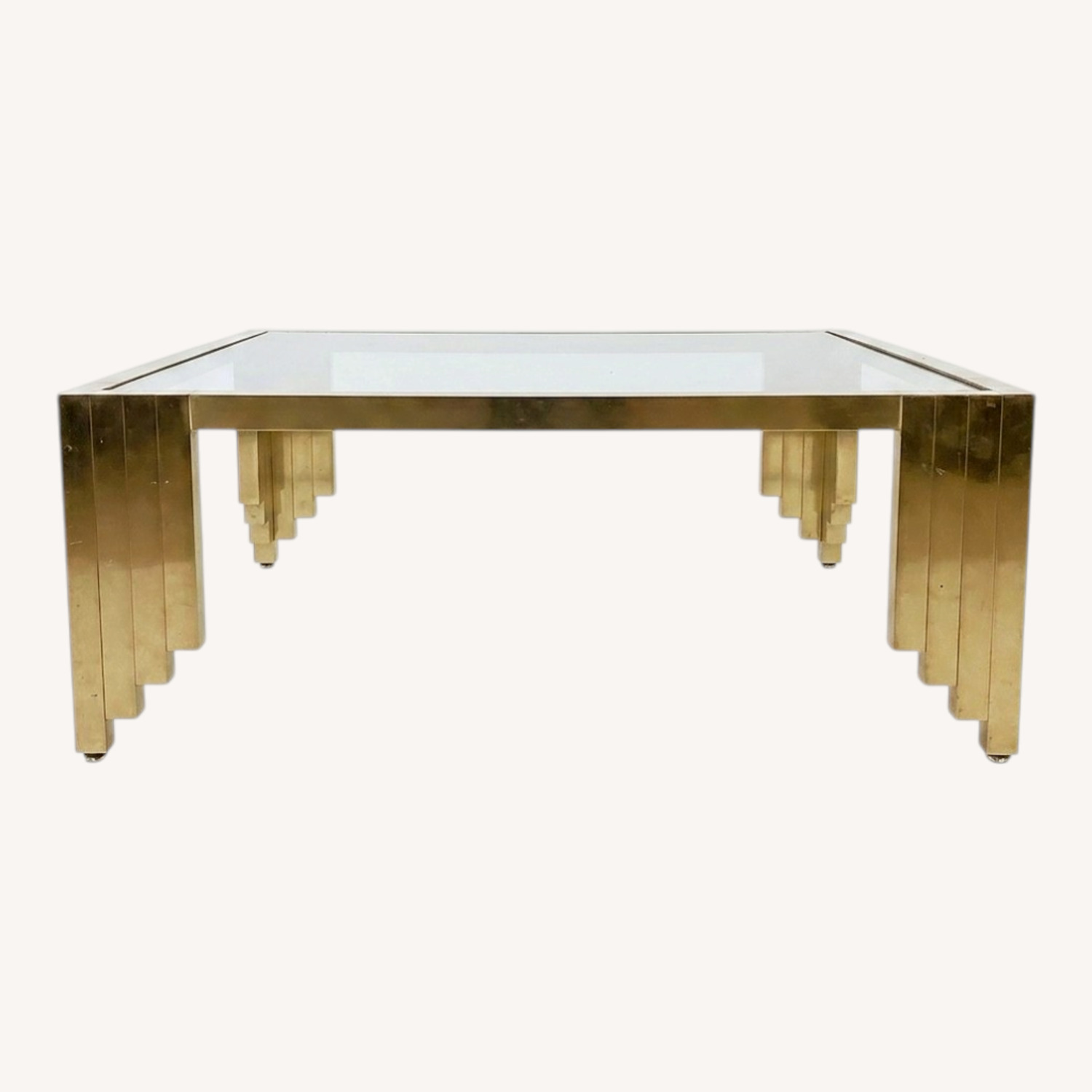 Monumental Vintage Square Coffee Table 48x48 - image-0