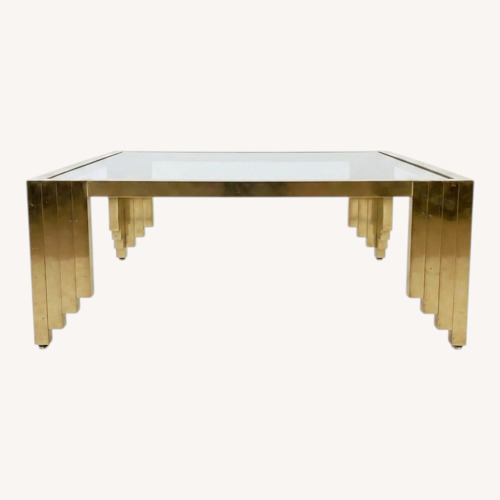 Used Monumental Vintage Square Coffee Table 48x48 for sale on AptDeco