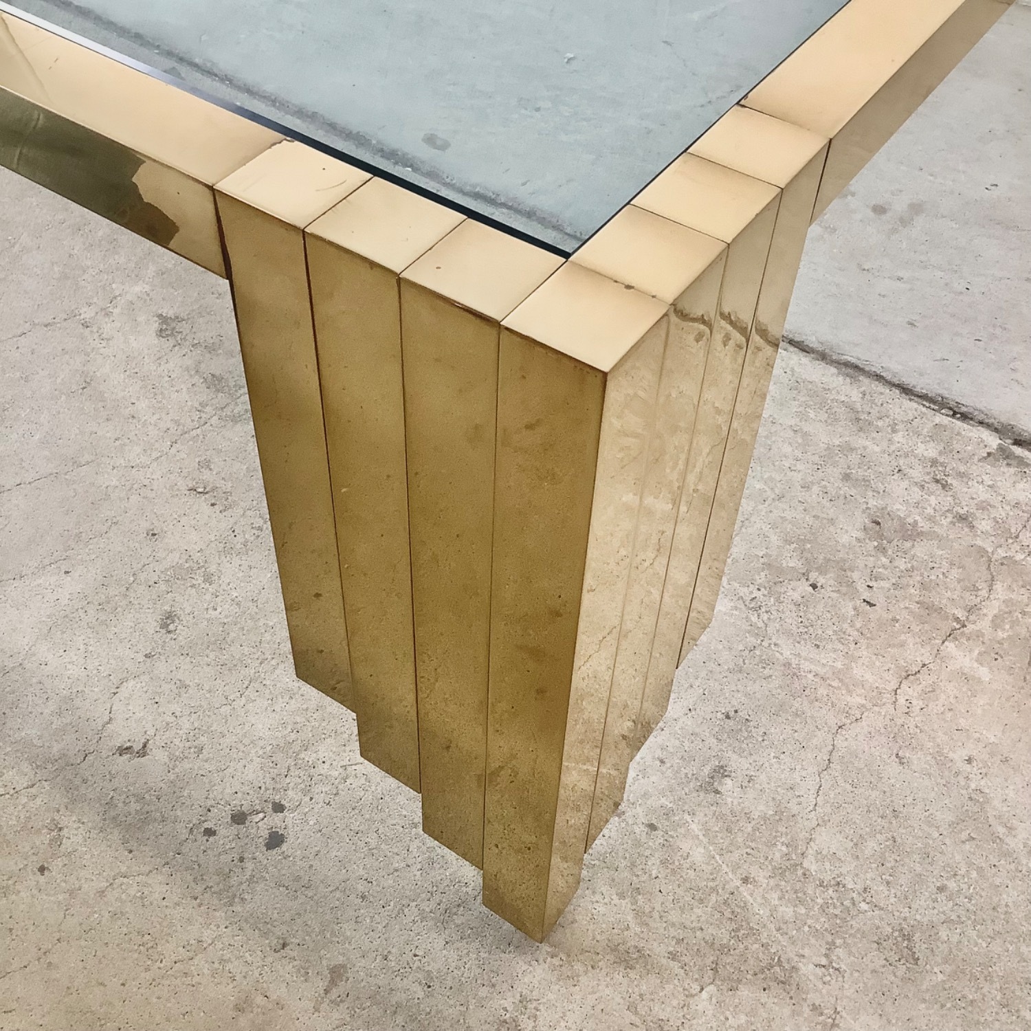 Monumental Vintage Square Coffee Table 48x48 - image-6