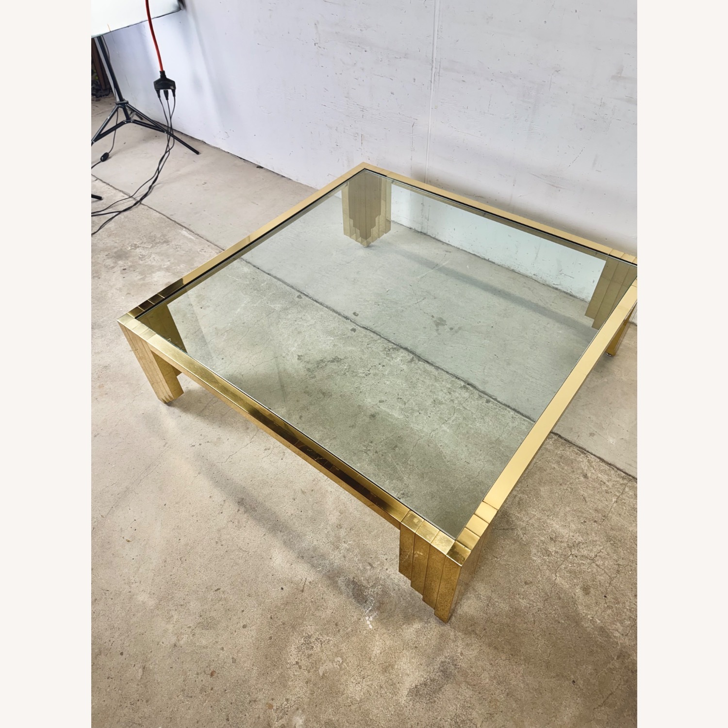 Monumental Vintage Square Coffee Table 48x48 - image-20