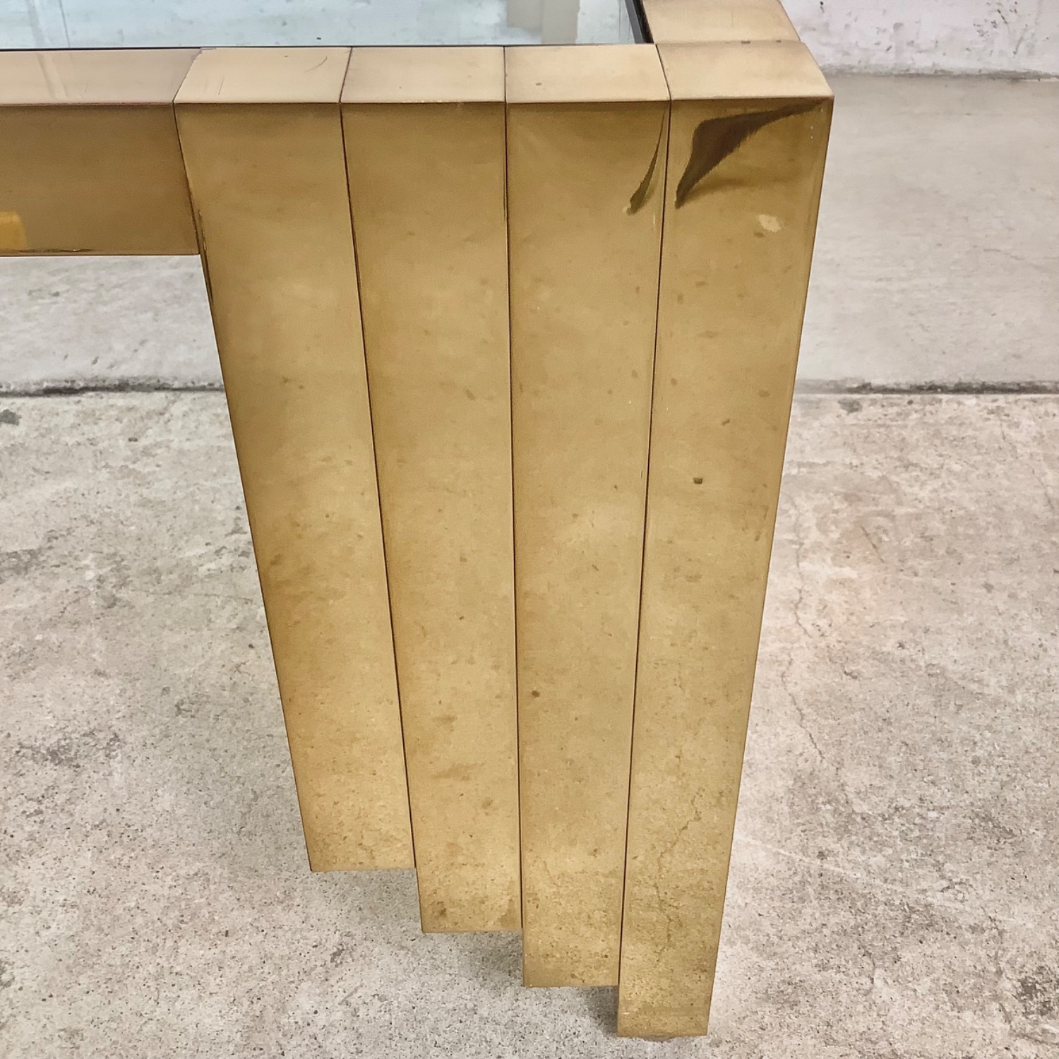 Monumental Vintage Square Coffee Table 48x48 - image-7