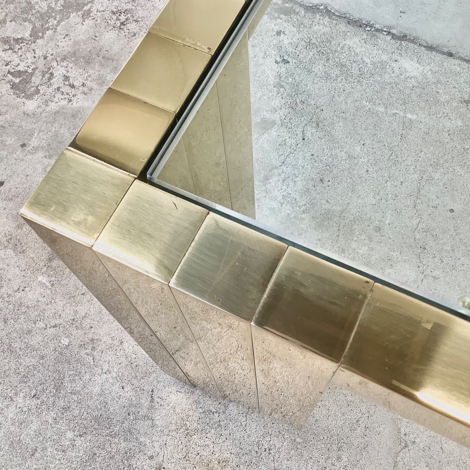 Monumental Vintage Square Coffee Table 48x48 - image-26