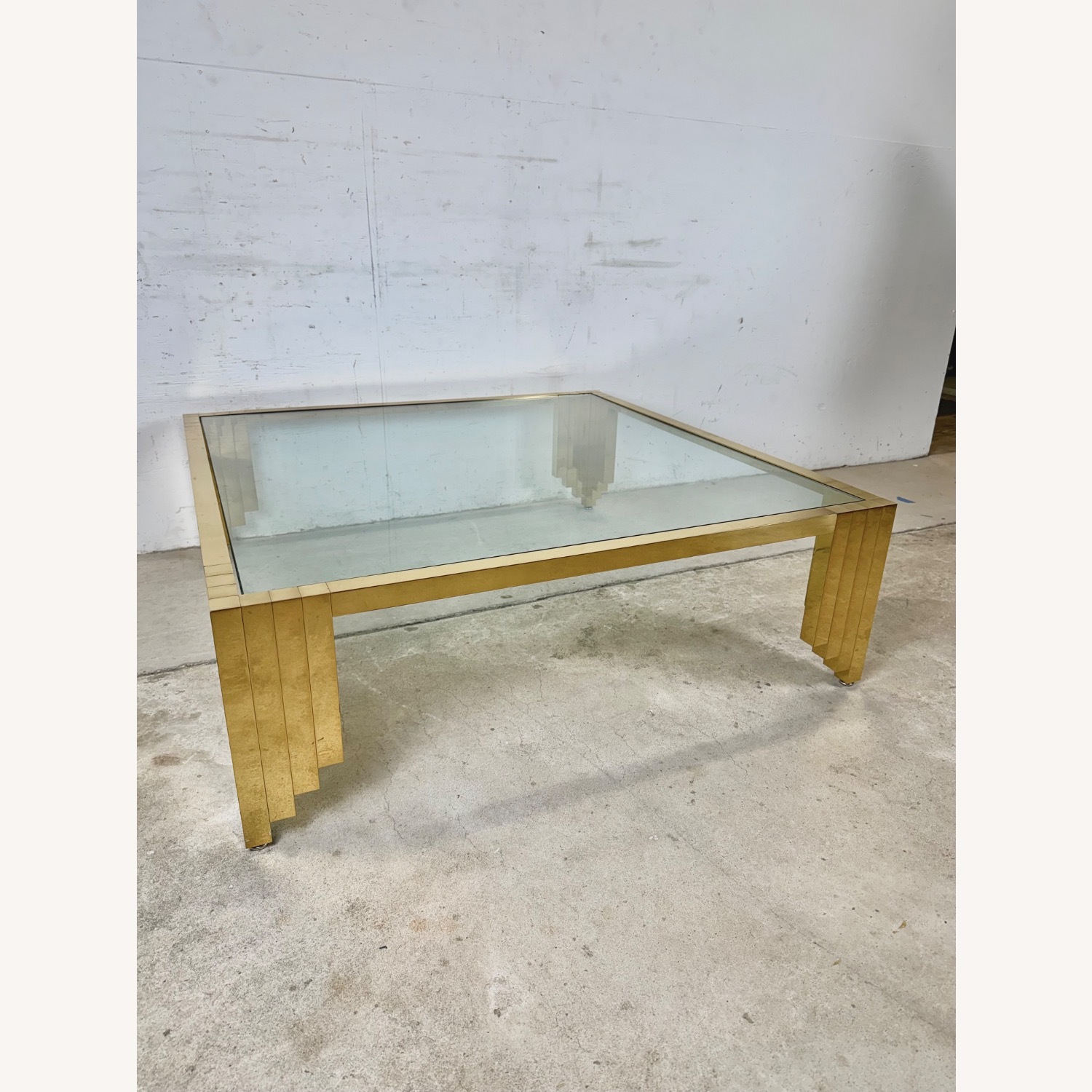 Monumental Vintage Square Coffee Table 48x48 - image-24