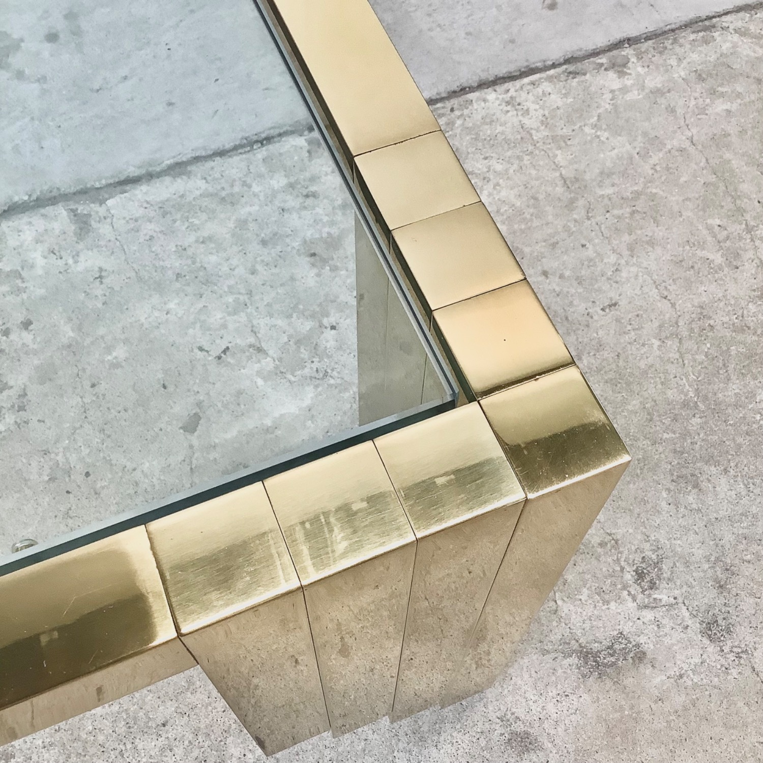 Monumental Vintage Square Coffee Table 48x48 - image-28