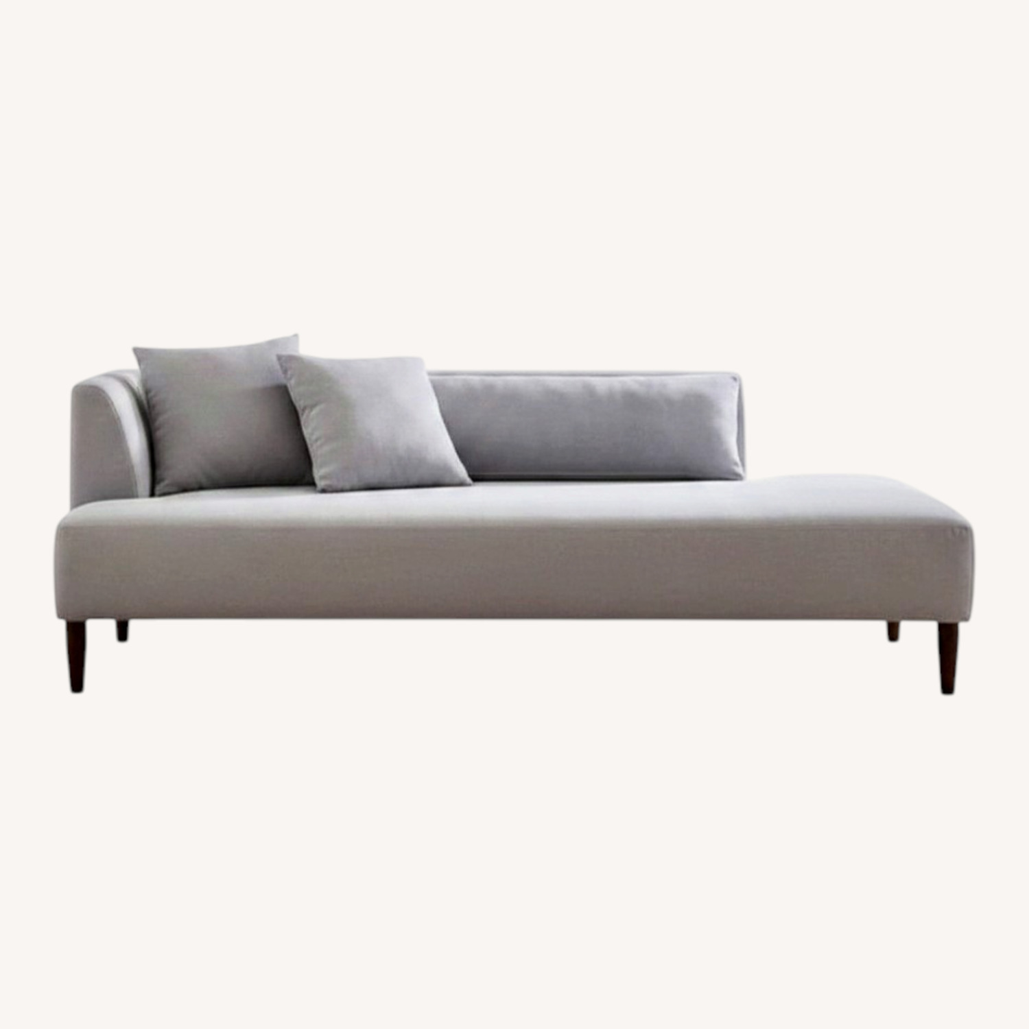 Pottery Barn Soma Palomar Light Gray Fabric Chaise Lounge - image-0