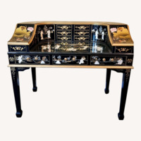 Antique Chinese Black Desk