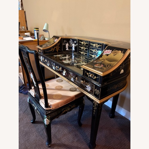 Used Antique Chinese Black Desk for sale on AptDeco