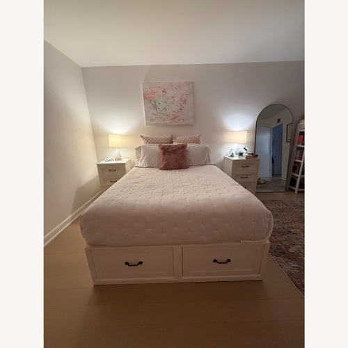 Used Stratton Storage Platform Bed with Drawers  for sale on AptDeco