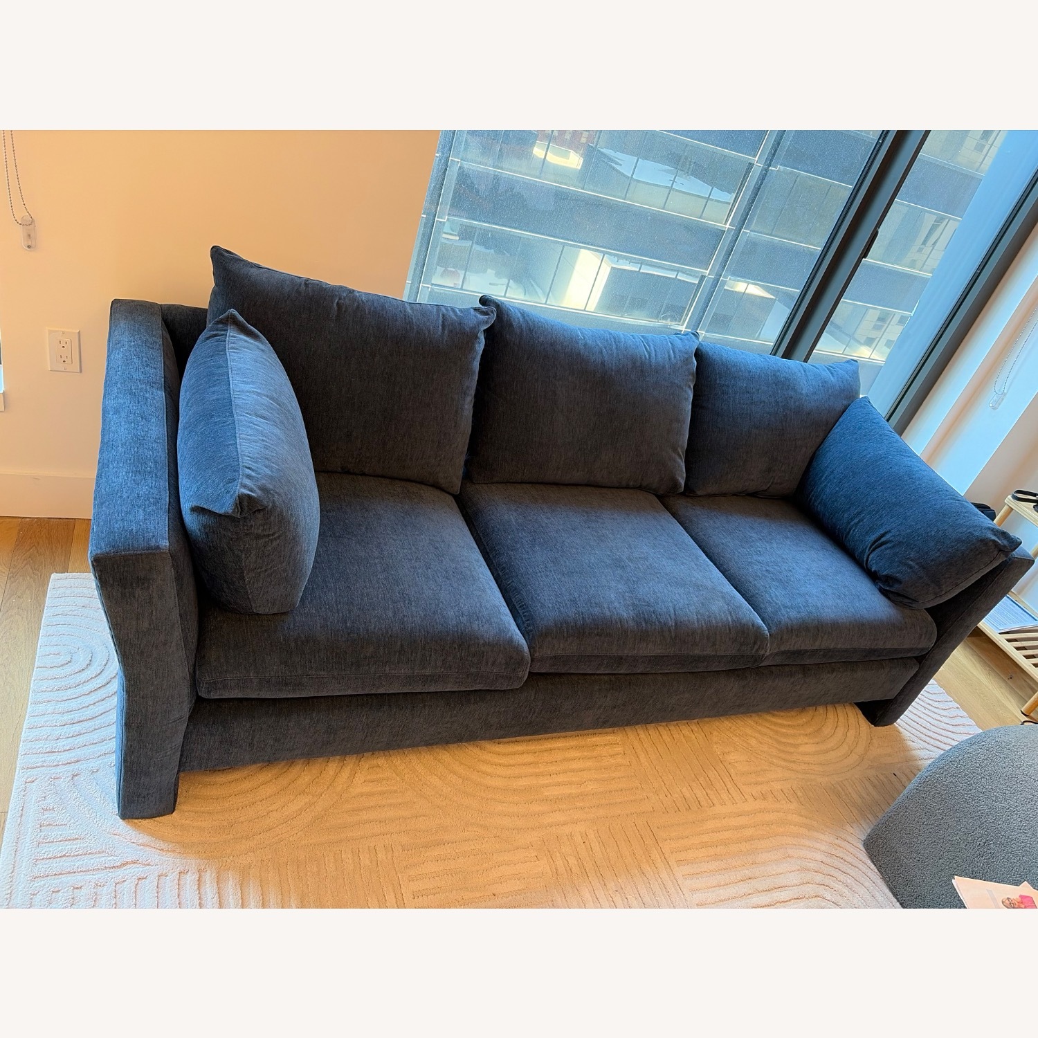 Mantle Woodbury Blue Sofa - image-2