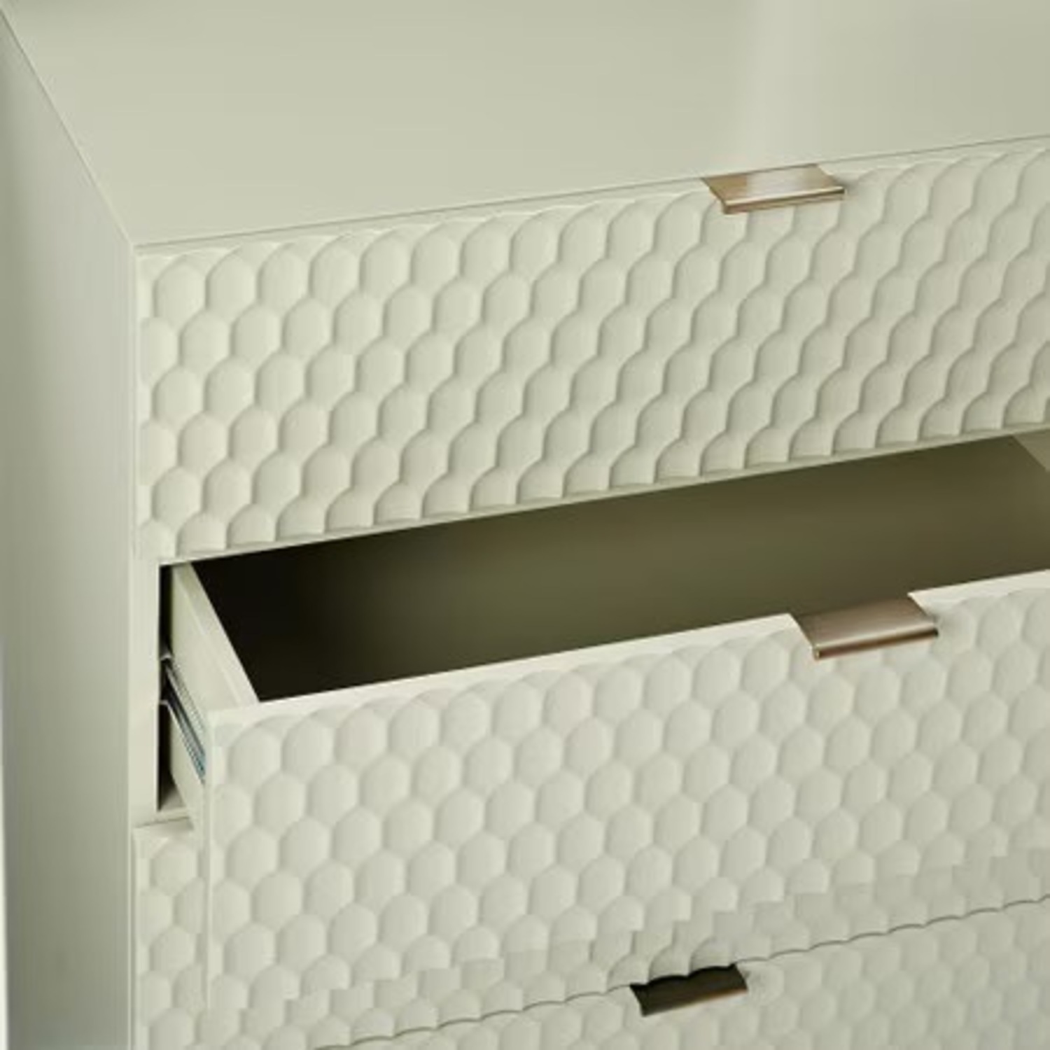 West Elm Audrey 5-Drawer Chest Parchment - image-6