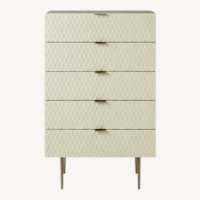 West Elm Audrey 5-Drawer Chest Parchment
