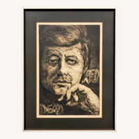 A Portrait of JFK by Earl Klein