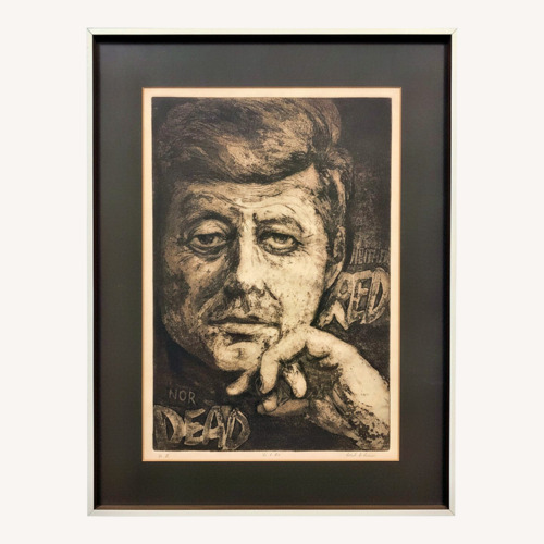 Used A Portrait of JFK by Earl Klein for sale on AptDeco