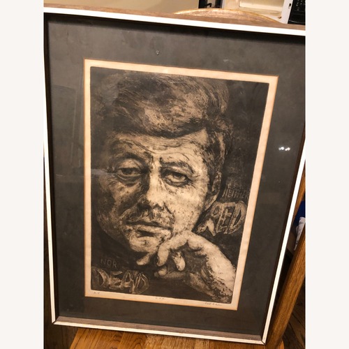 Used A Portrait of JFK by Earl Klein for sale on AptDeco
