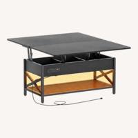 Coffee Table with Storage and Expandable Top 