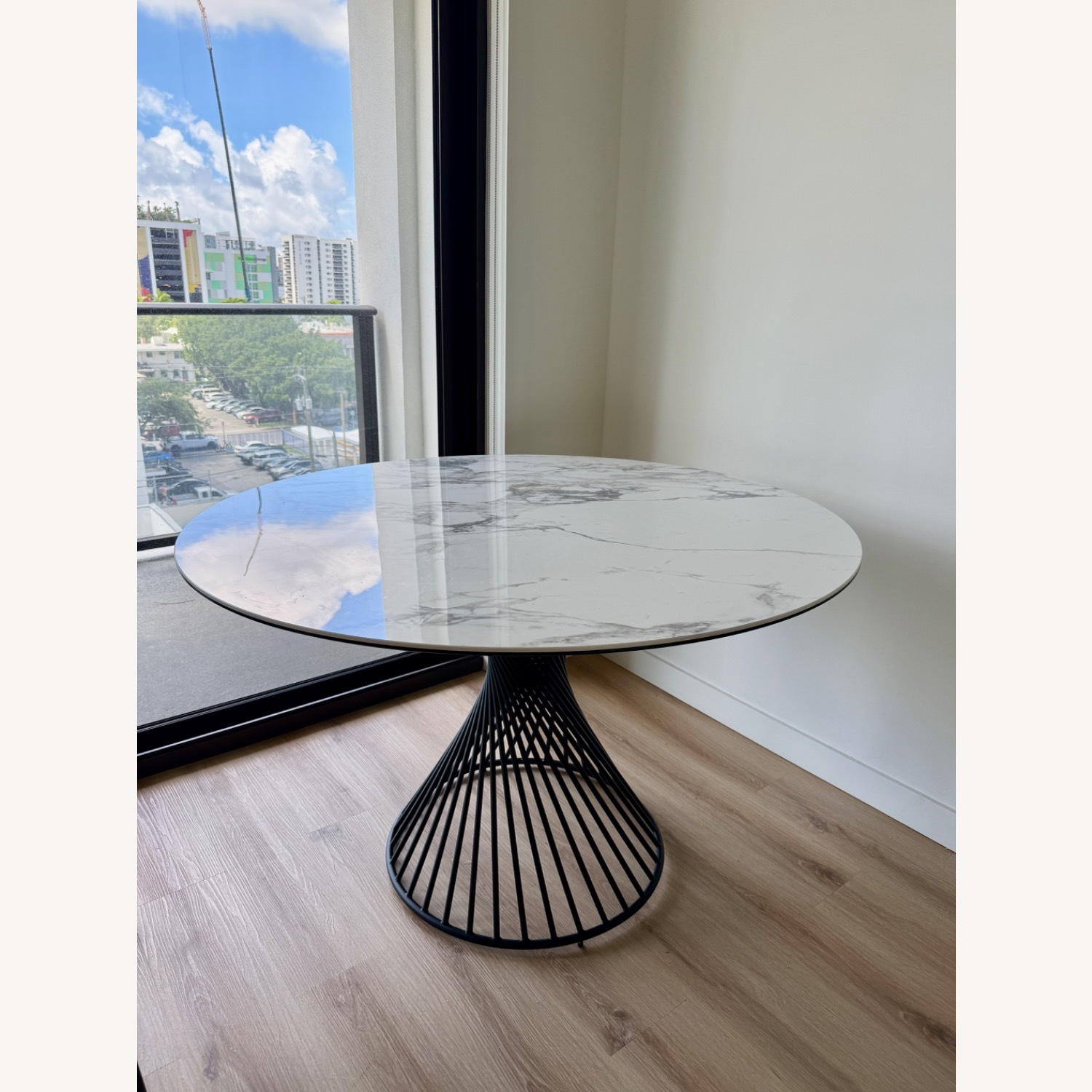Calligaris Vortex Natural Marble Dining Table - image-2