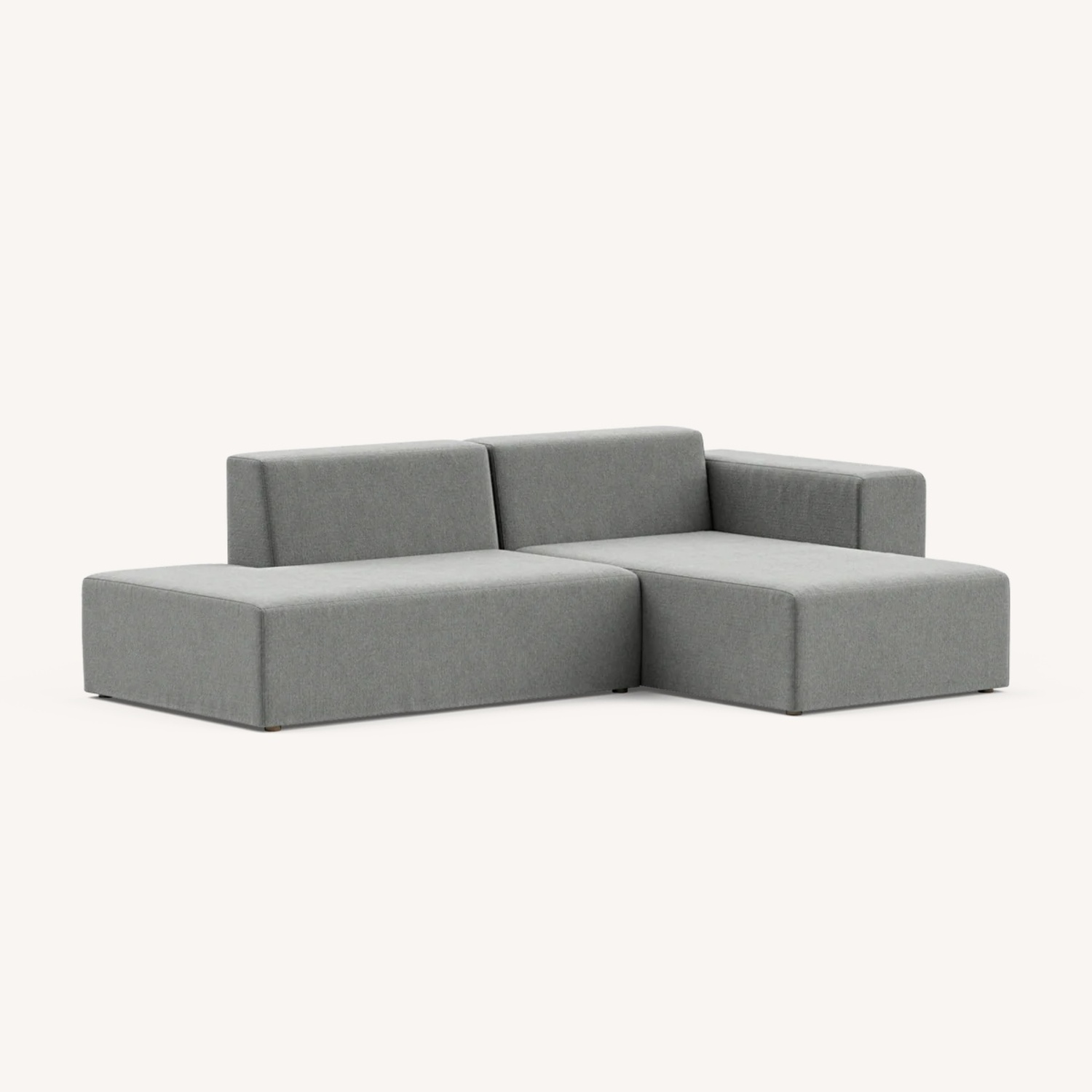 Floyd Light Gray Fabric 2 Piece Sectional - image-4
