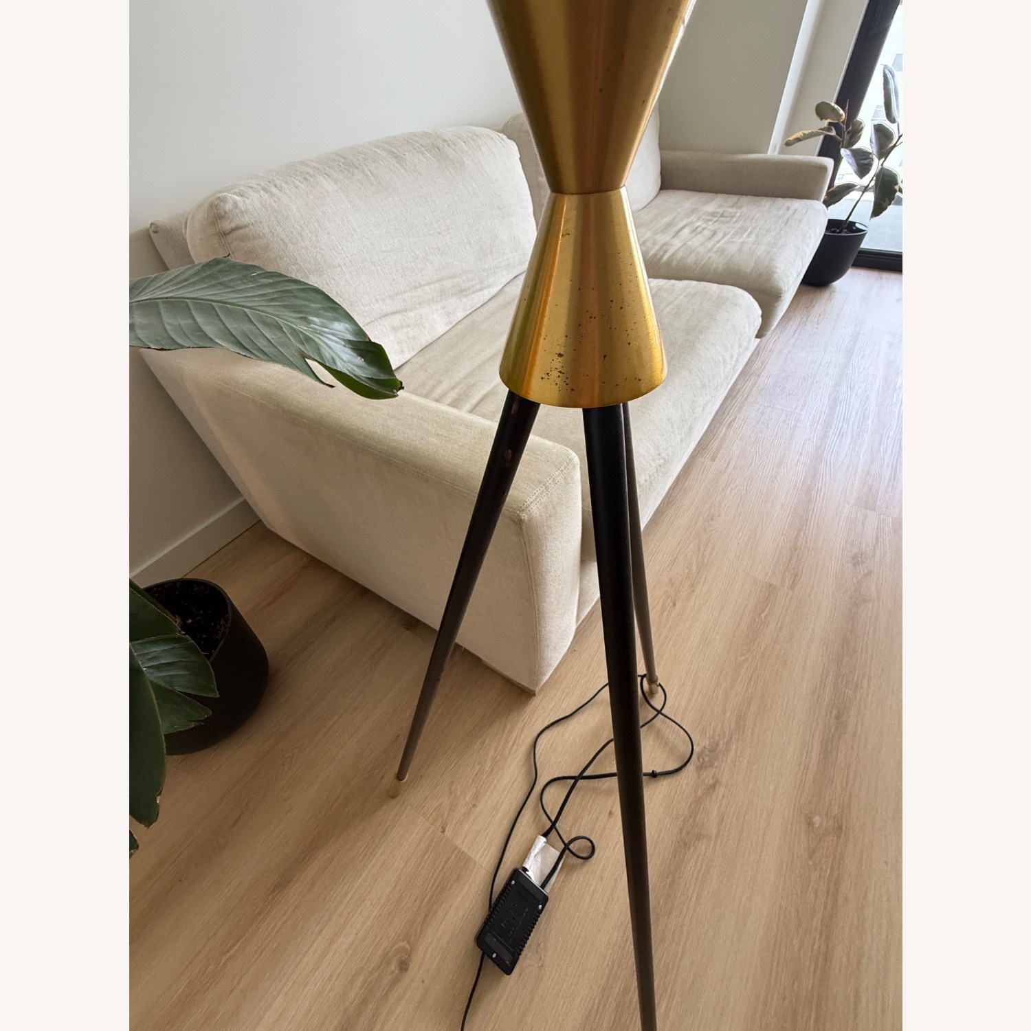 Jonathan Adler Caracas White Metal Floor Lamp - image-4