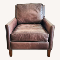 Brown Leather Arm Chair