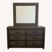 Ashley Furniture Dark Brown Wood Dresser