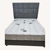 Light Gray Queen Bed