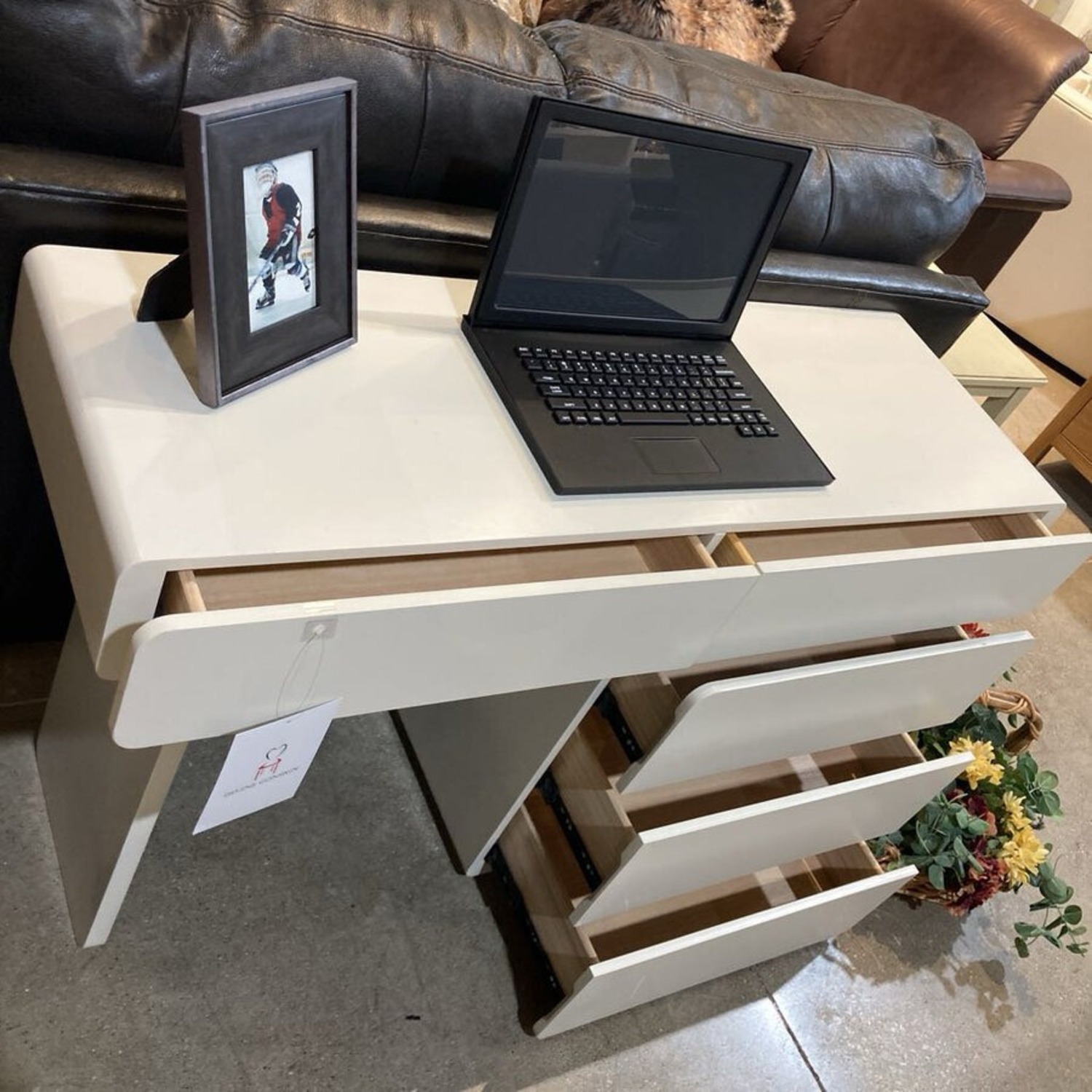 Modern Cliff Desk White - image-6