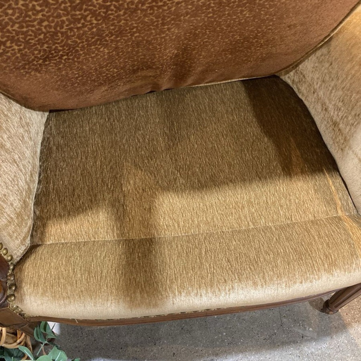 Neoclassical Nailhead Trim Armchair - image-9