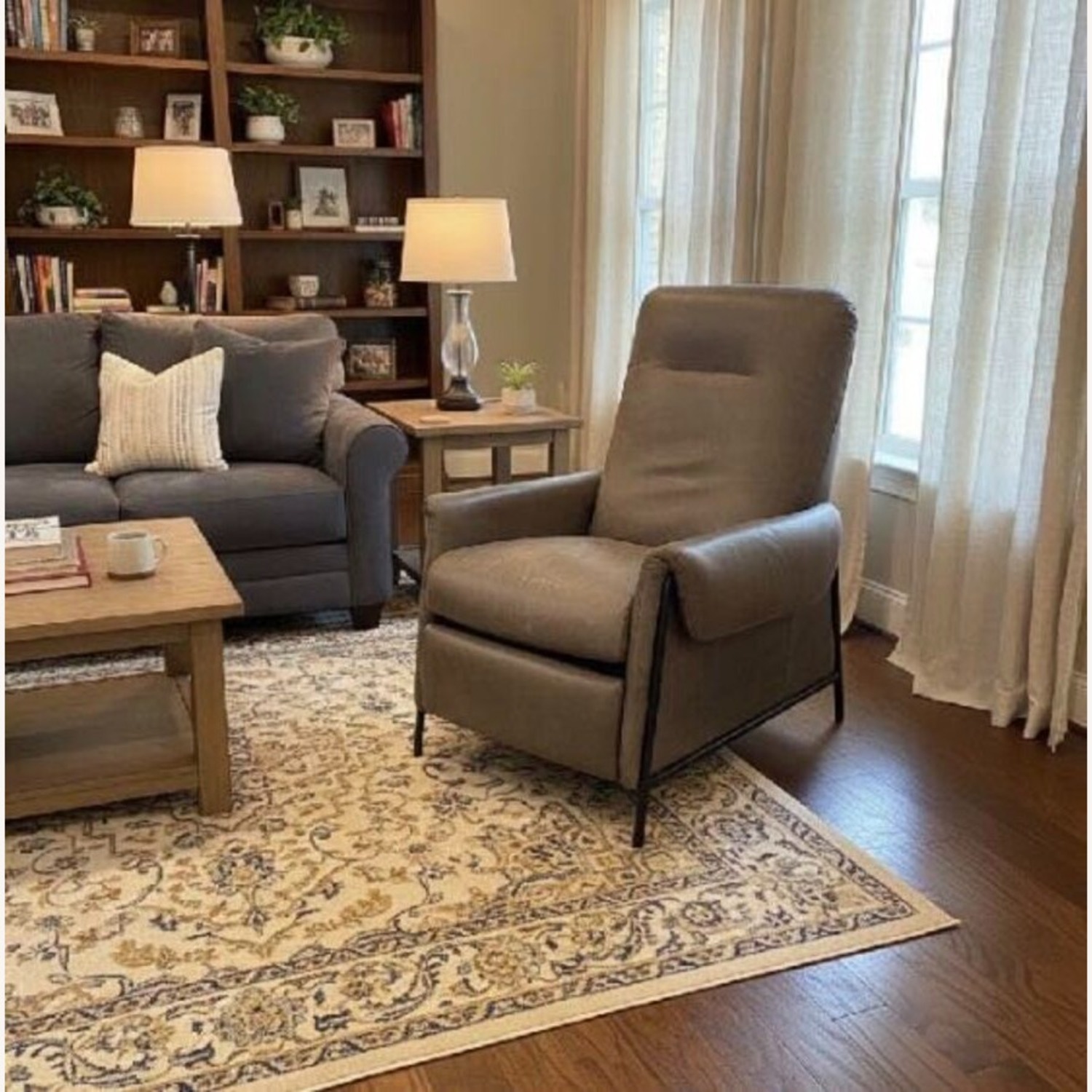 Arhaus Agner Leather Power Recliner - image-1