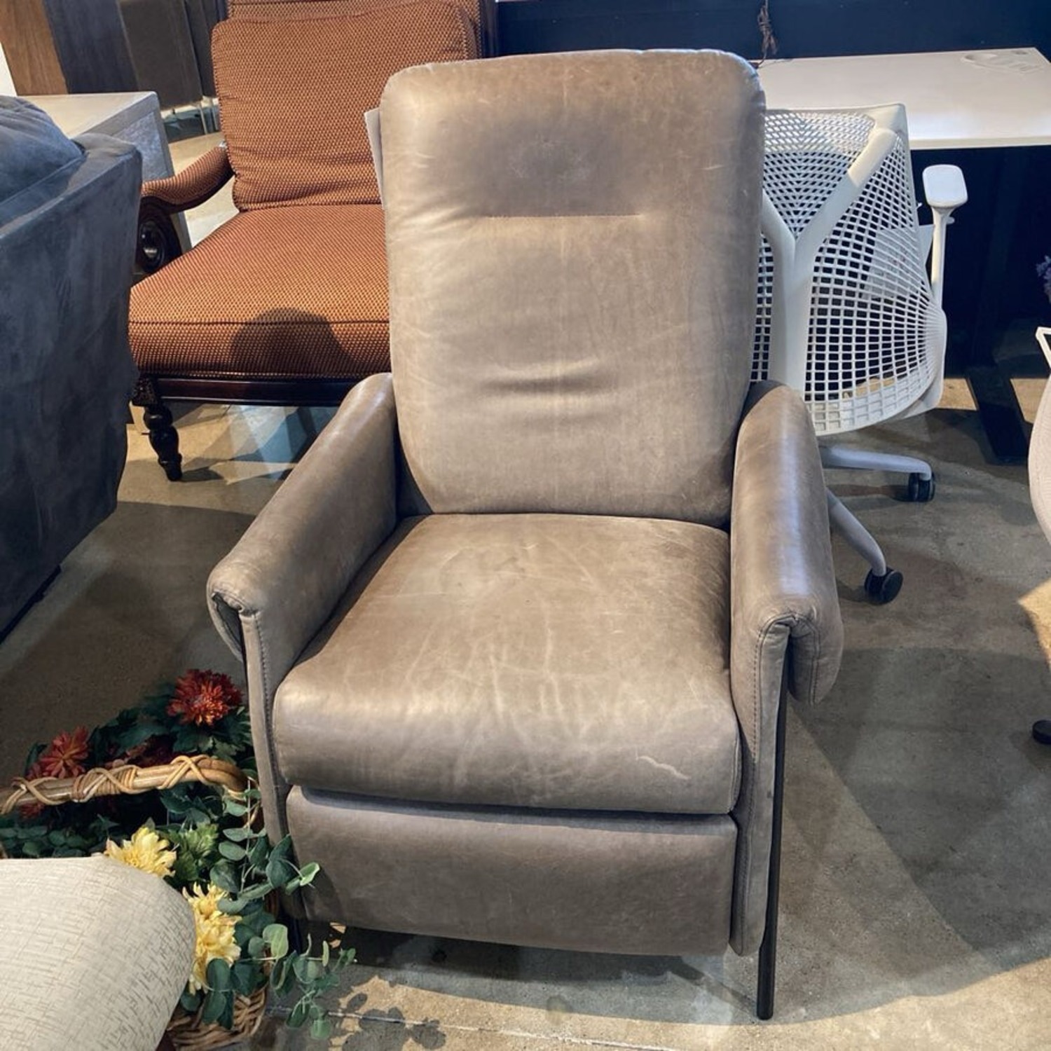 Arhaus Agner Leather Power Recliner - image-3