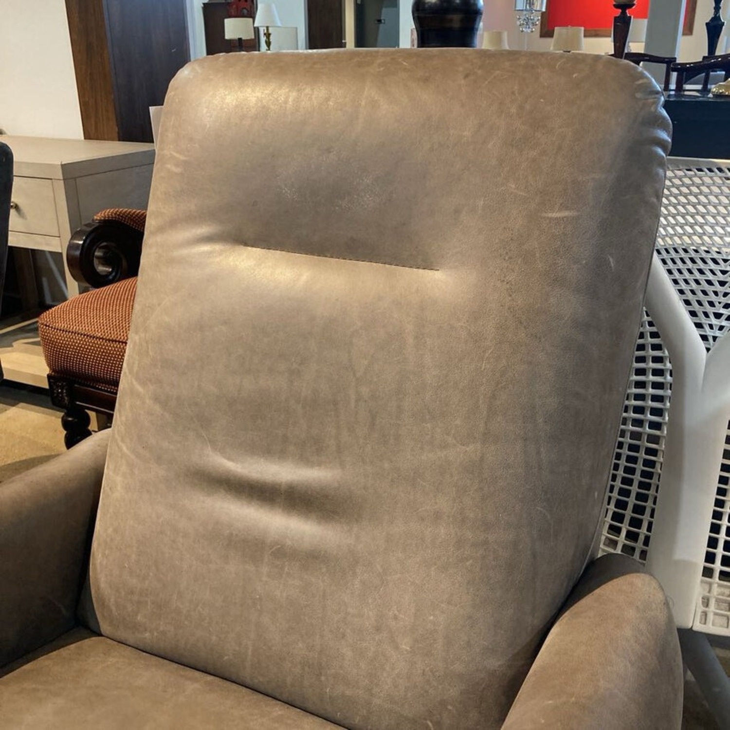 Arhaus Agner Leather Power Recliner - image-4