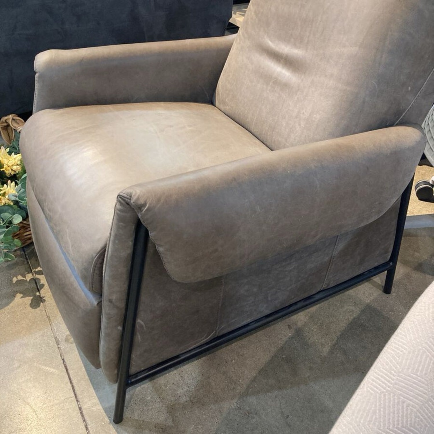 Arhaus Agner Leather Power Recliner - image-5