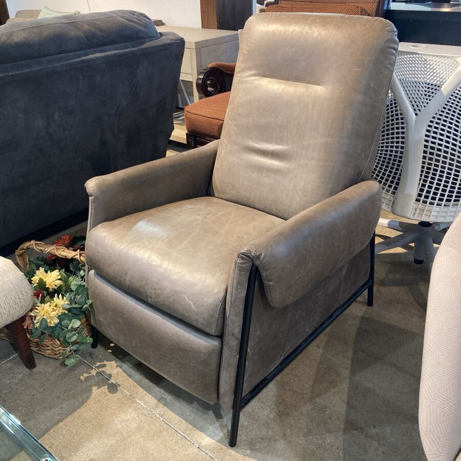Arhaus Agner Leather Power Recliner - image-2