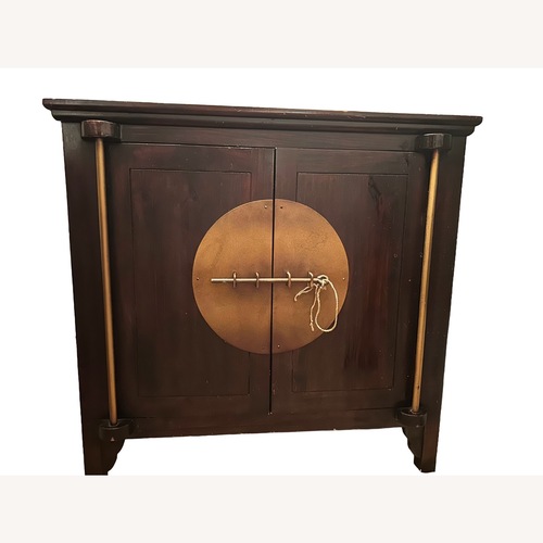 Used Pier 1 Imports Dark Brown Sideboard for sale on AptDeco