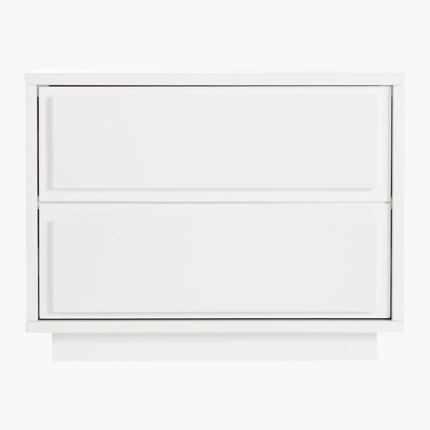 CB2 Gallery White 2-Drawer Nightstand - image-7