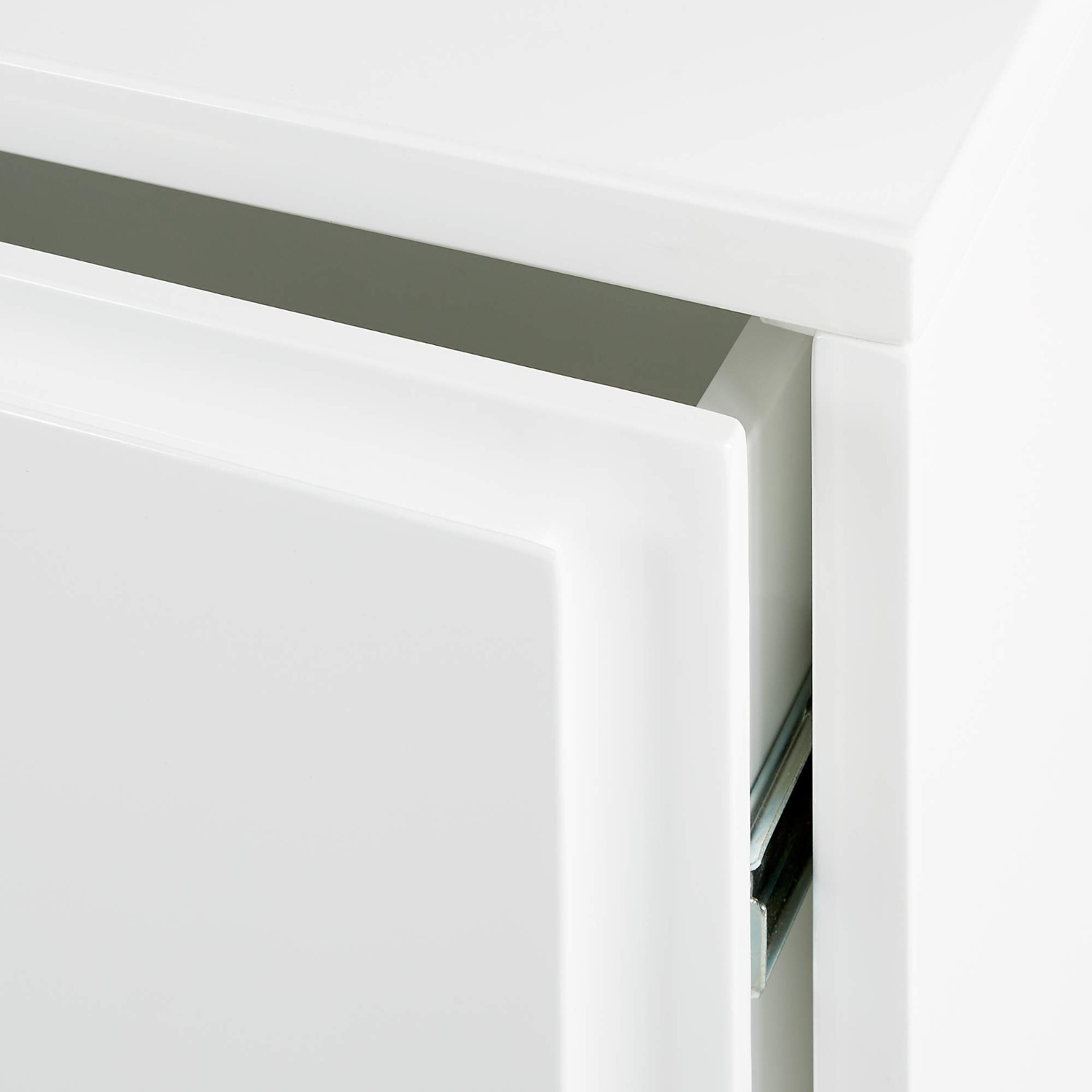 CB2 Gallery White 2-Drawer Nightstand - image-5