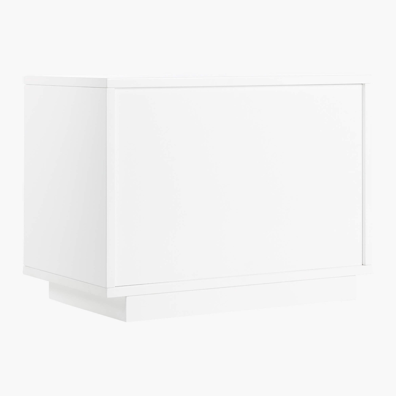 CB2 Gallery White 2-Drawer Nightstand - image-3