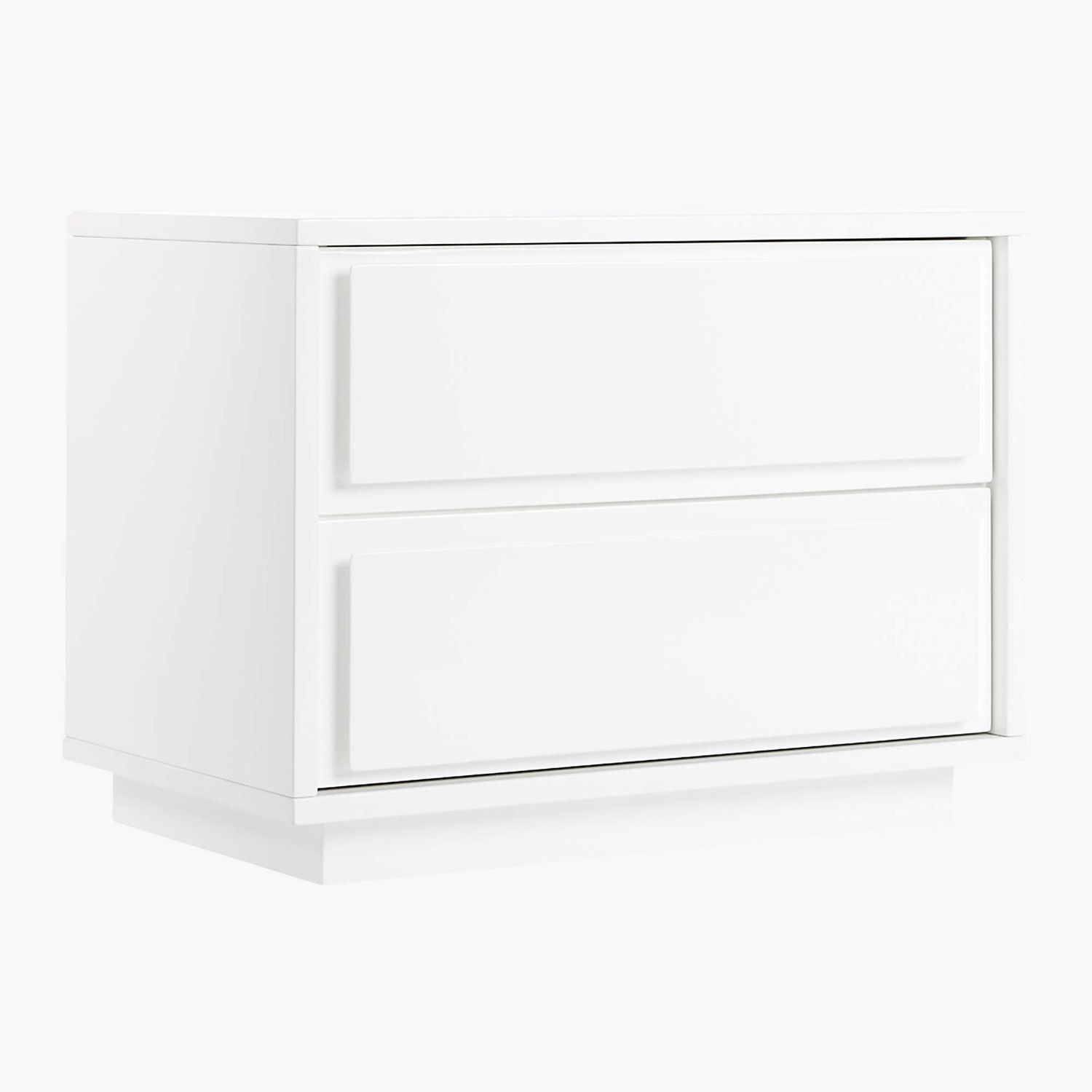 CB2 Gallery White 2-Drawer Nightstand - image-4