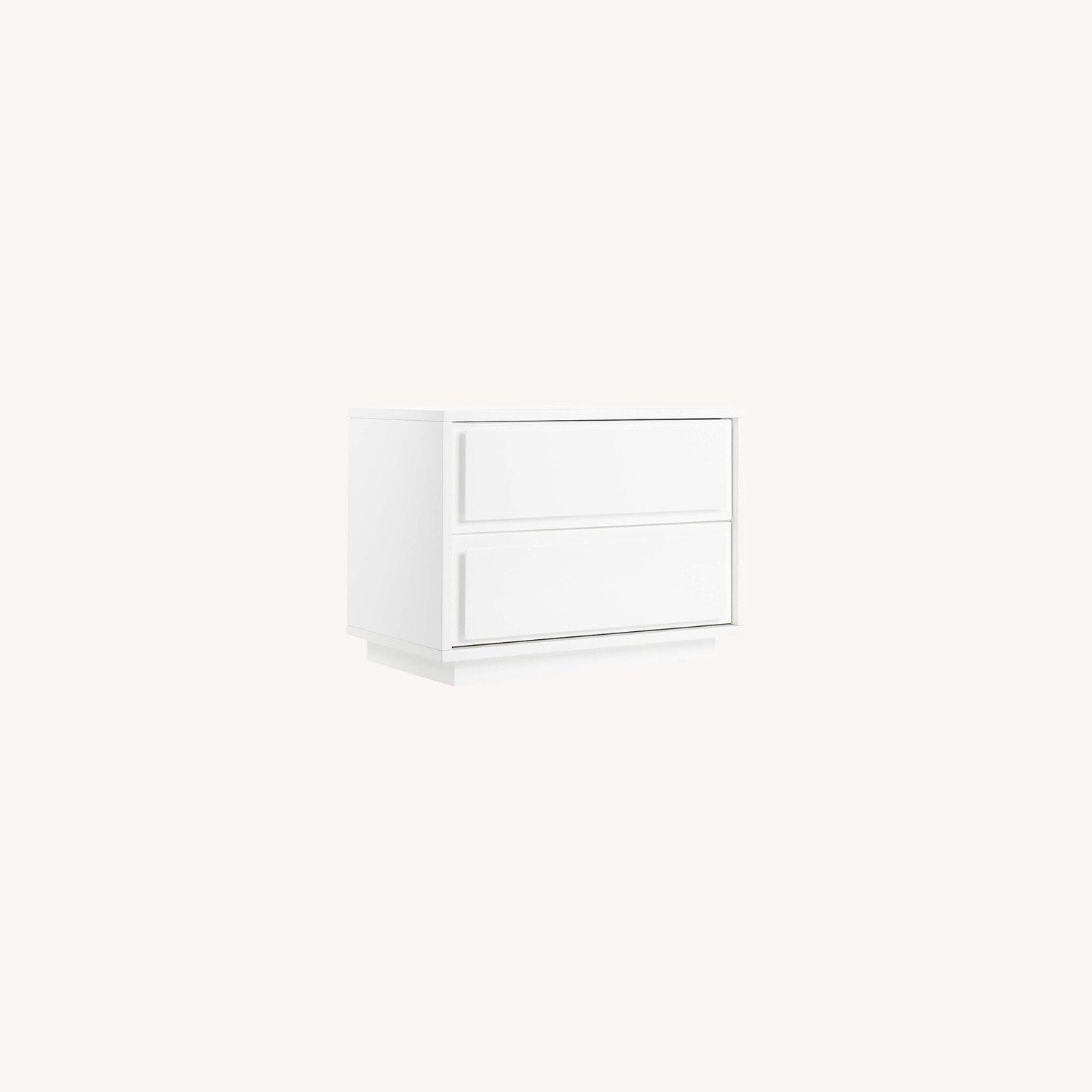 CB2 Gallery White 2-Drawer Nightstand - image-10