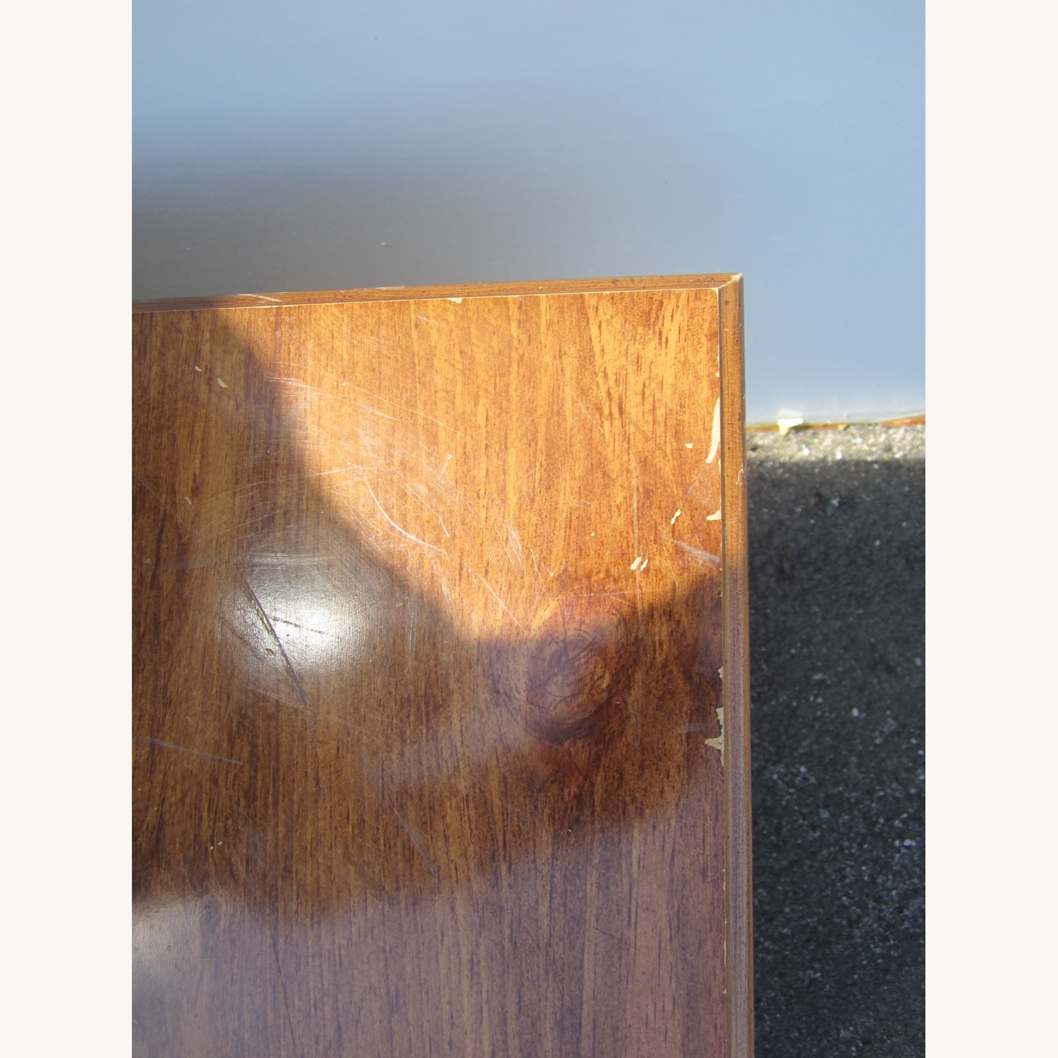 Vintage/Antique Finds Light Brown Wood Side Table - image-5