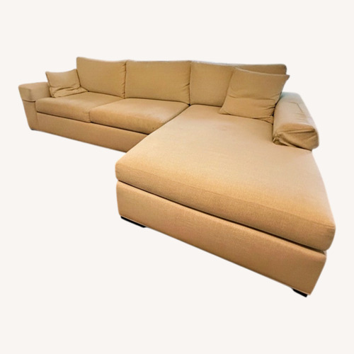 Used Ethan Allen Natural Fabric Chaise Lounge for sale on AptDeco