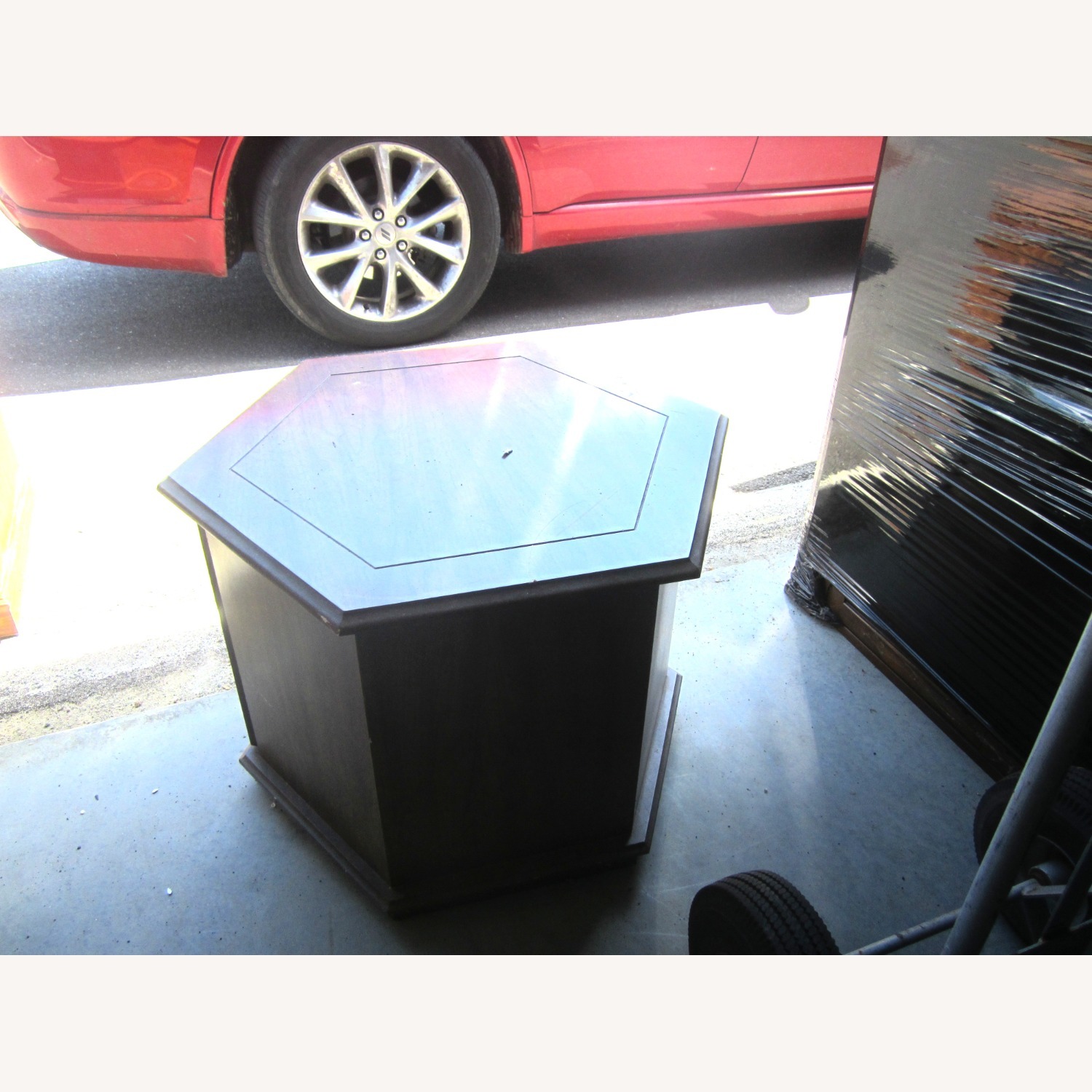 Vintage Hexagon Side Table - image-4