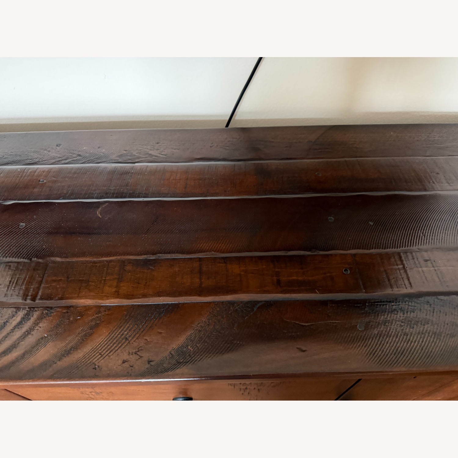 Pottery Barn Dark Brown Benchwright Buffet (66") - image-2