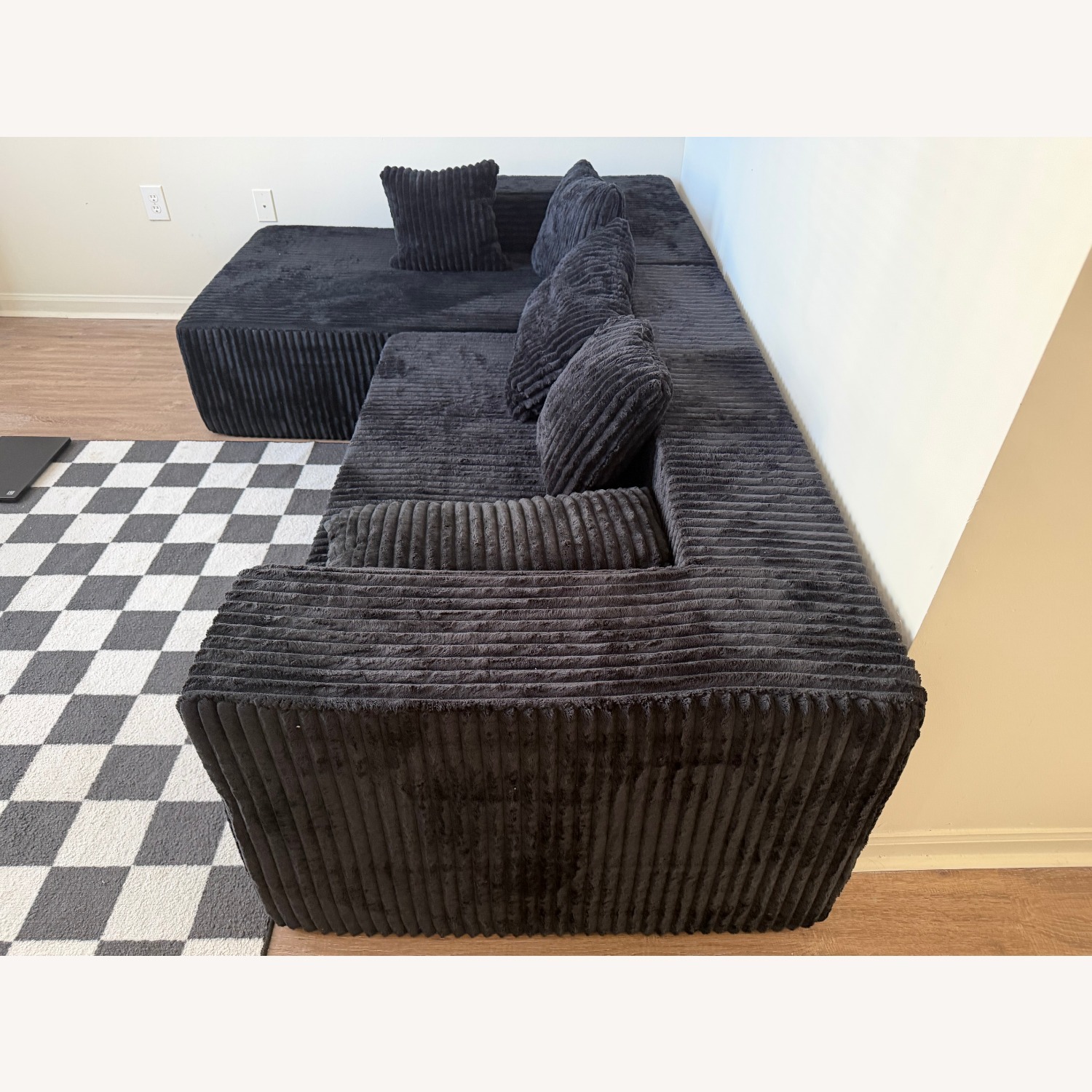 Boneless Fabric 3+ Seater Sofa - image-3
