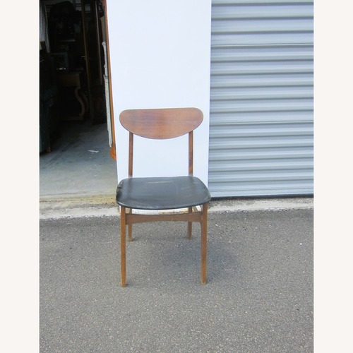Used Vintage Dark Brown Accent Chair, Retro Style for sale on AptDeco