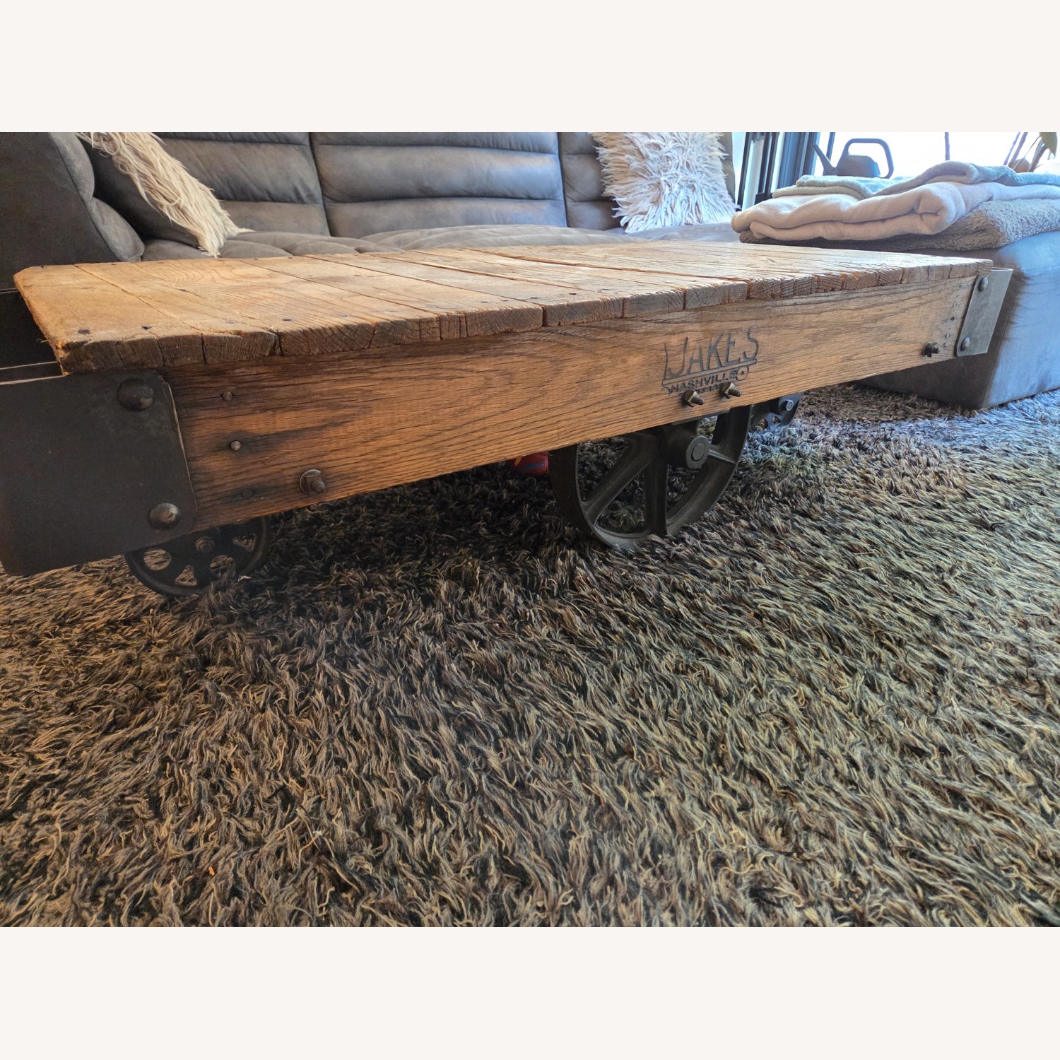Authentic Jakes Foundry Industrial Cart - image-3
