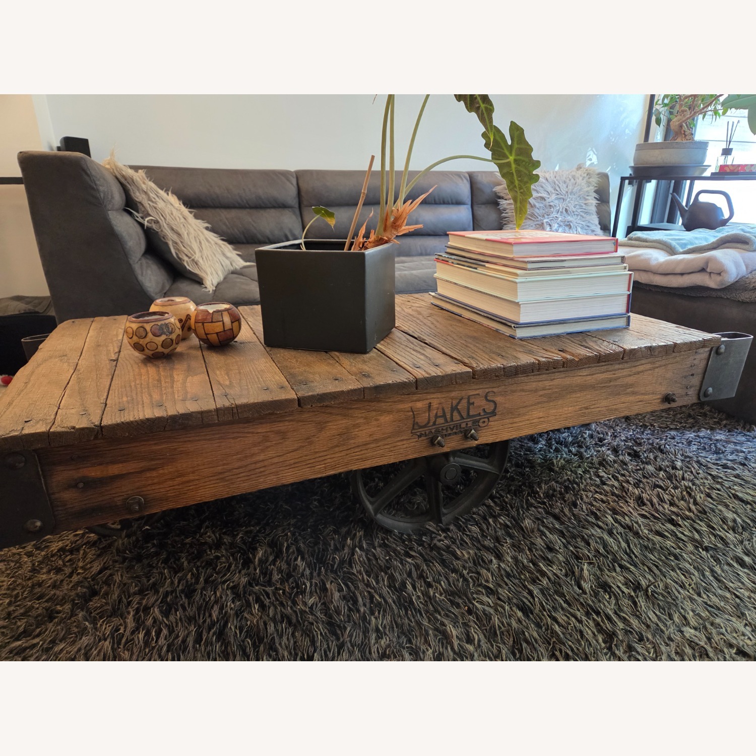 Authentic Jakes Foundry Industrial Cart - image-1