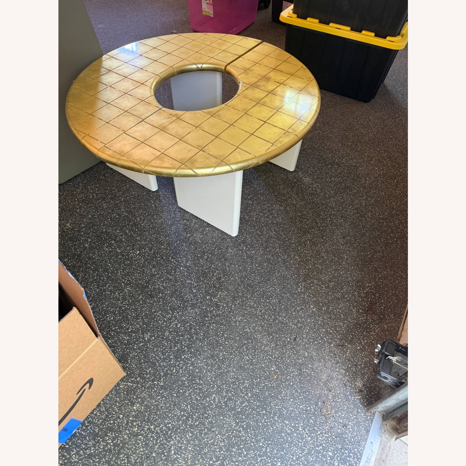 Gold Lacquer Coffee Table - image-3
